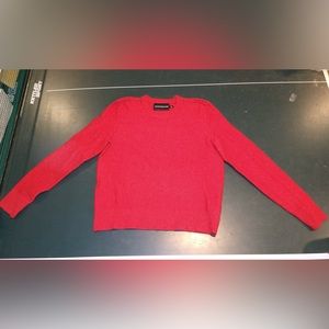 Calvin Klein Red cotton sweater- sz Medium